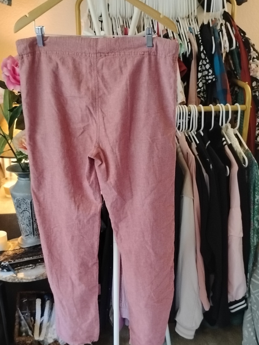 Preppy Beach Lounge Pants With Drawstring Casual Surf - Picture 4 of 12